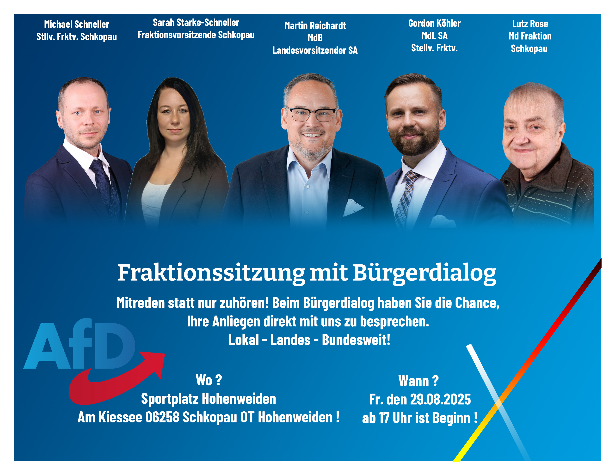AfD Bürgerdialog in Hohenweiden